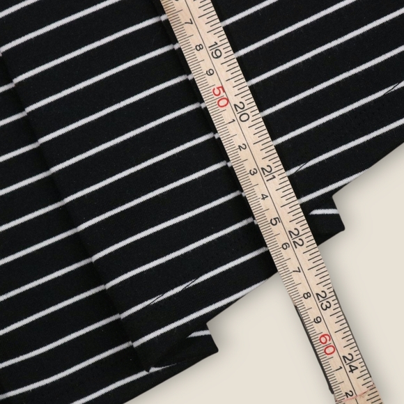 Maeve by Anthropologie Corset Peplum Top Womens Green Stripe Coquette Size S - Picture 7 of 9